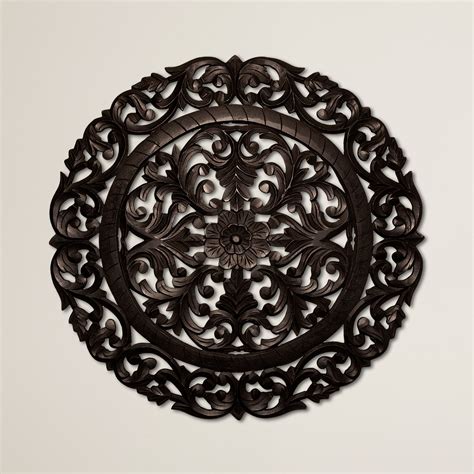 ideas for front of house metal hanging medallion|wayfair botanical medallions.